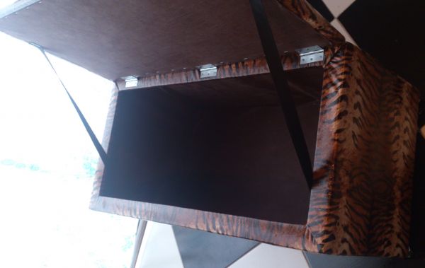 PUFF BAÚ 90*45 ESTAMPADO ZEBRA LANÇAMENTO